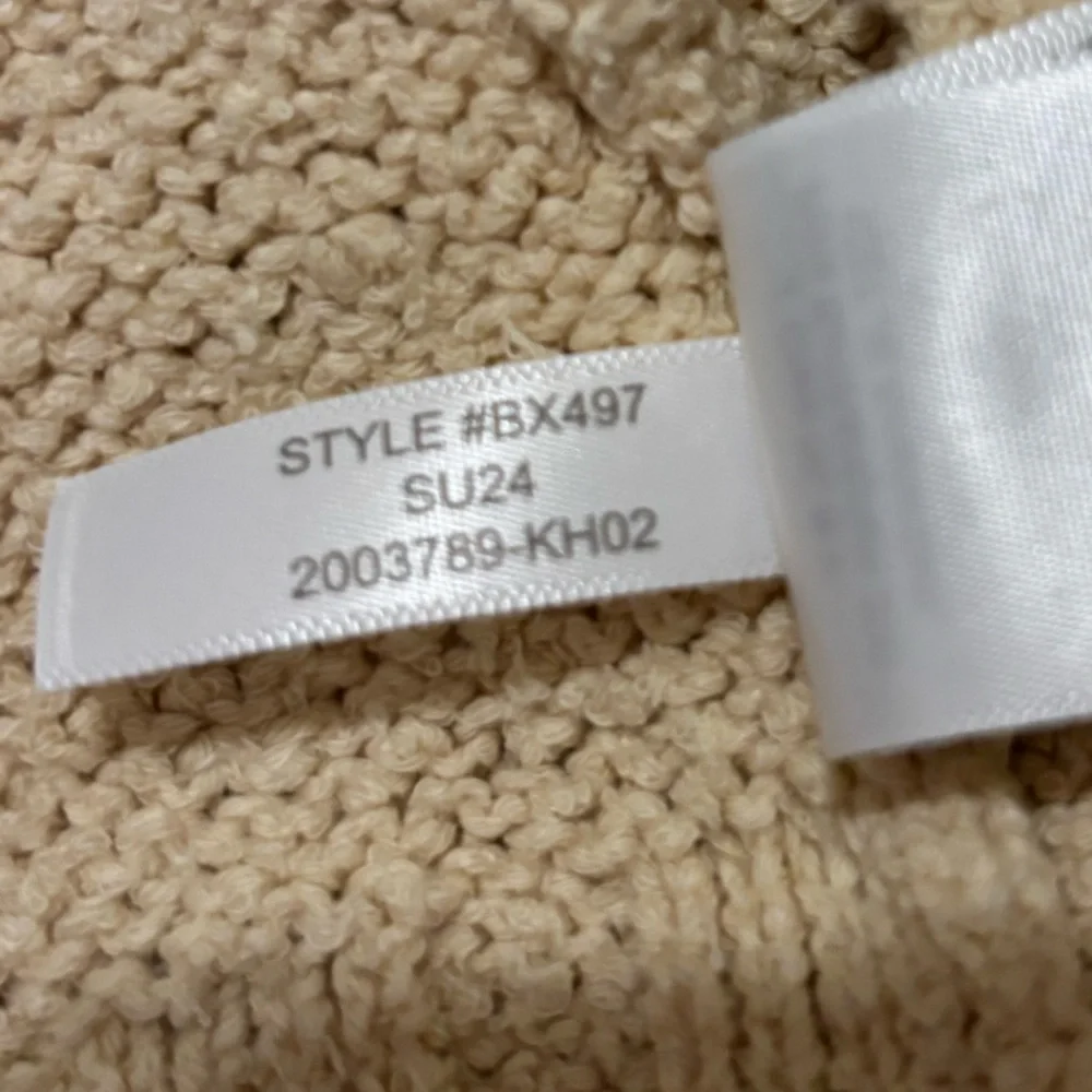 J. Crew Wide Rib Crewneck Sweater in Ivory Size Medium. NWT